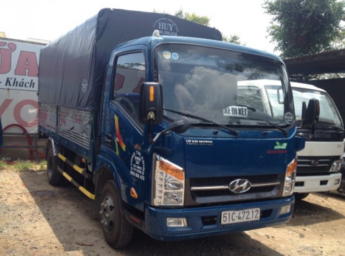 Xe tải Veam VT201 thùng bạt, thùng dài 3m8