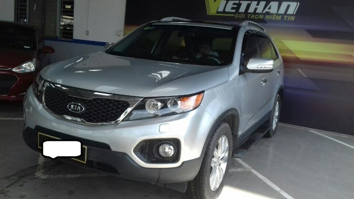 Bán Kia Sorento 4WD 2.4AT  màu bạc máy xăng 2012 xe đẹp