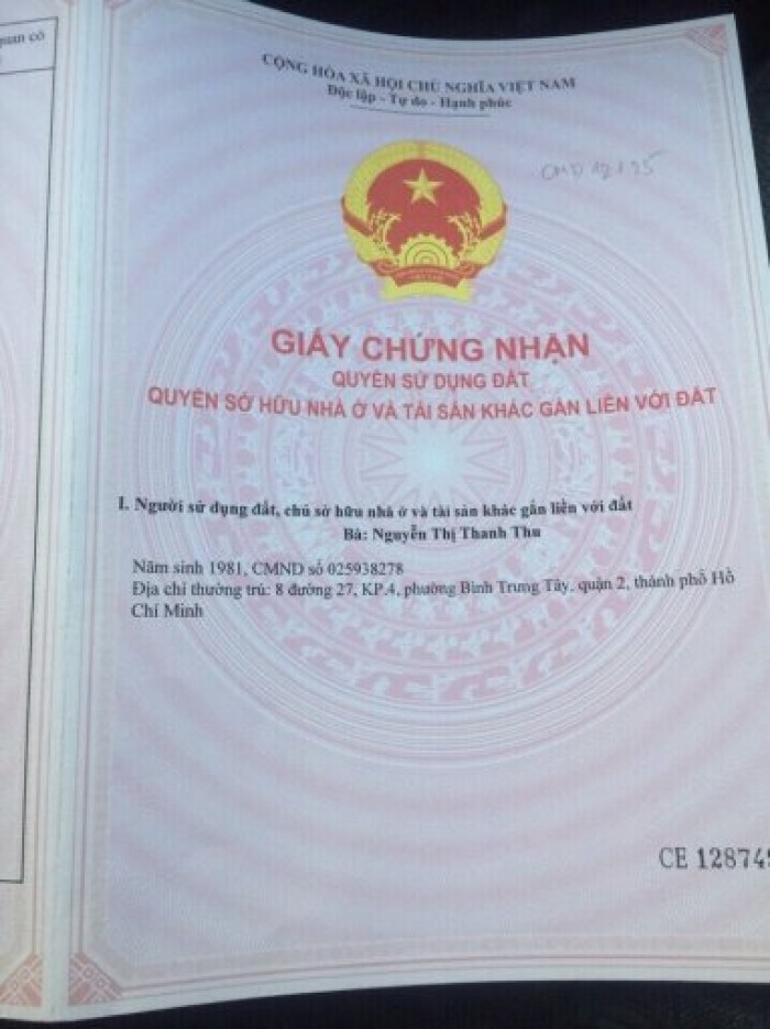 Đất Bình Chánh thổ cư 100%, Hưng Nhơn, Tân Kiên đường nhựa 12m
