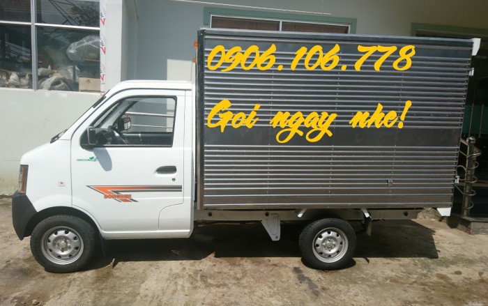 Xe tải 800kg, máy xăng, công nghệ Mỹ