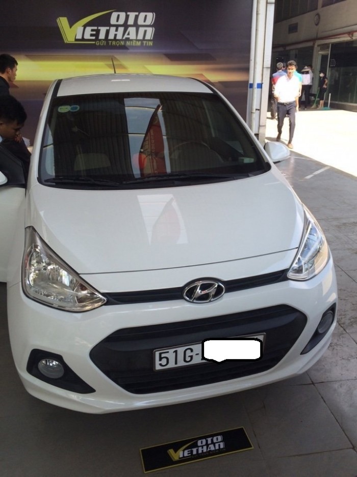 Bán Hyundai Grand i10 1.0MT 2016 màu trắng bstp