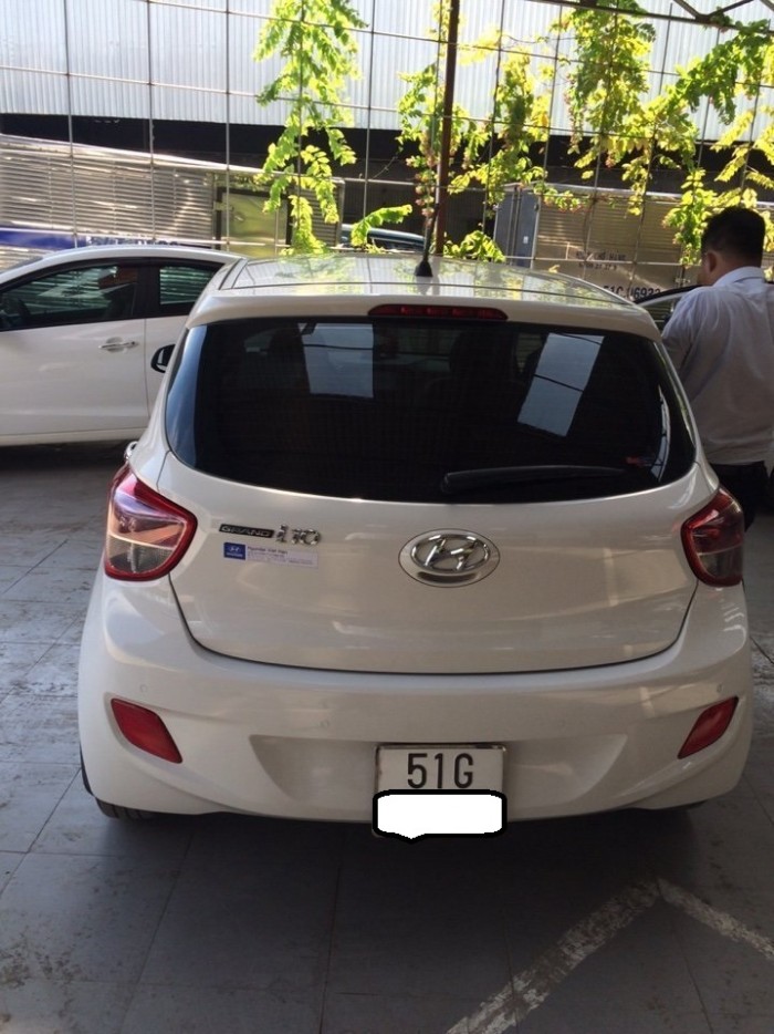 Bán Hyundai Grand i10 1.0MT 2016 màu trắng bstp