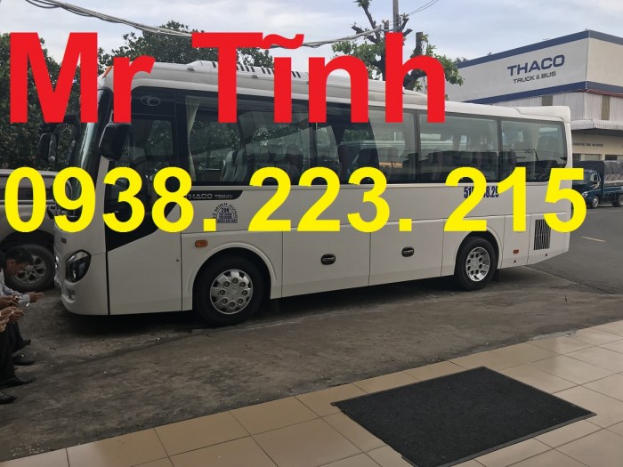 Xe 29 34 chỗ bầu hơi thaco town tb82 mẫu mới nhất