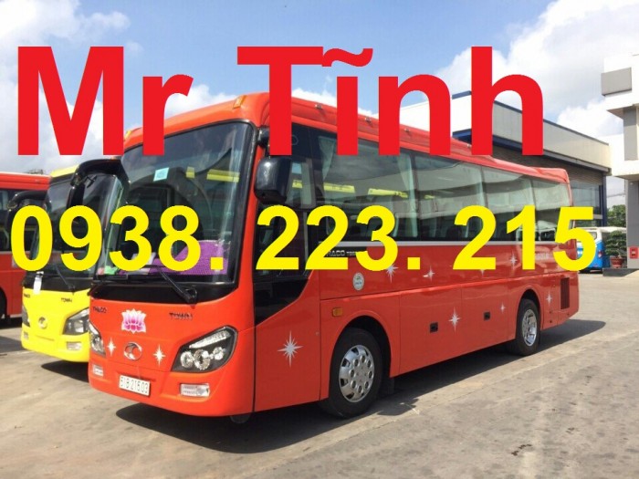Xe 29 34 chỗ bầu hơi thaco town tb82 mẫu mới nhất