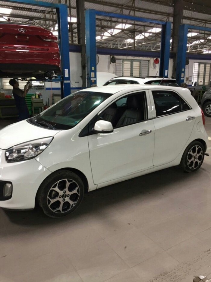 Bán Kia morning si 1.2mt 2015 màu trắng bstp xe đẹp