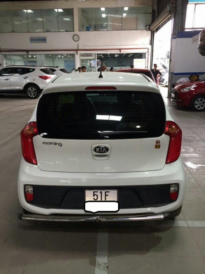 Bán Kia morning si 1.2mt 2015 màu trắng bstp xe đẹp