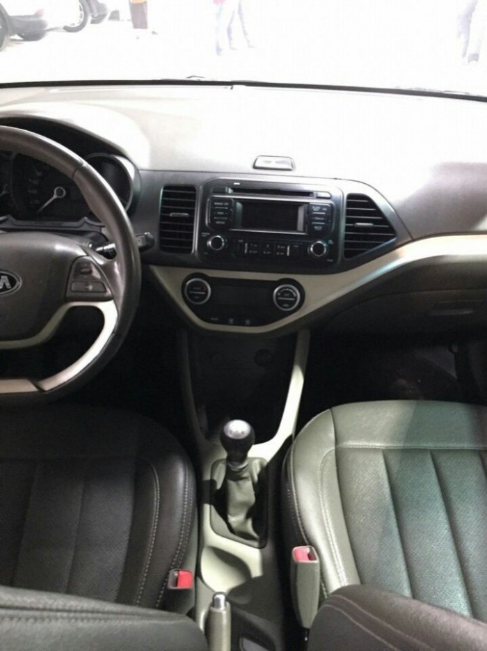 Bán Kia morning si 1.2mt 2015 màu trắng bstp xe đẹp