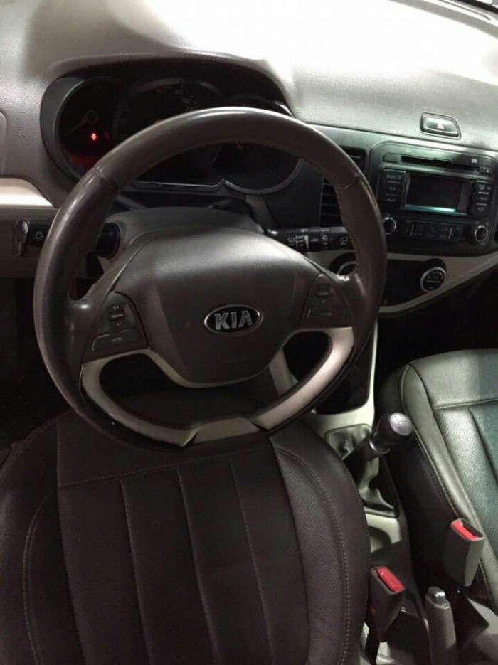 Bán Kia morning si 1.2mt 2015 màu trắng bstp xe đẹp