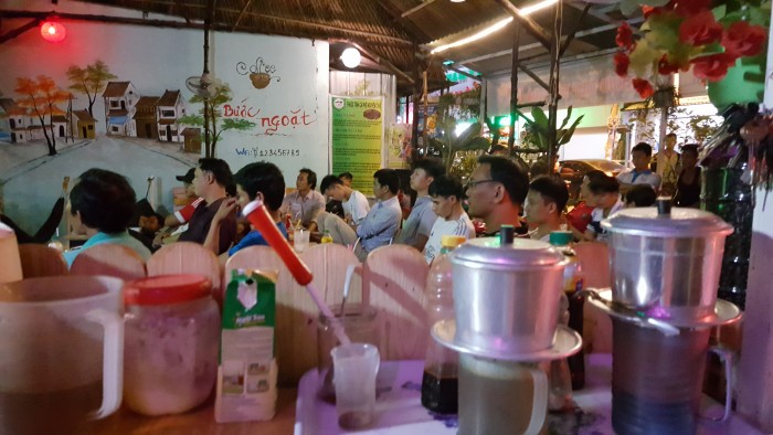 Sang nhượng quán cafe võng + cơm trưa