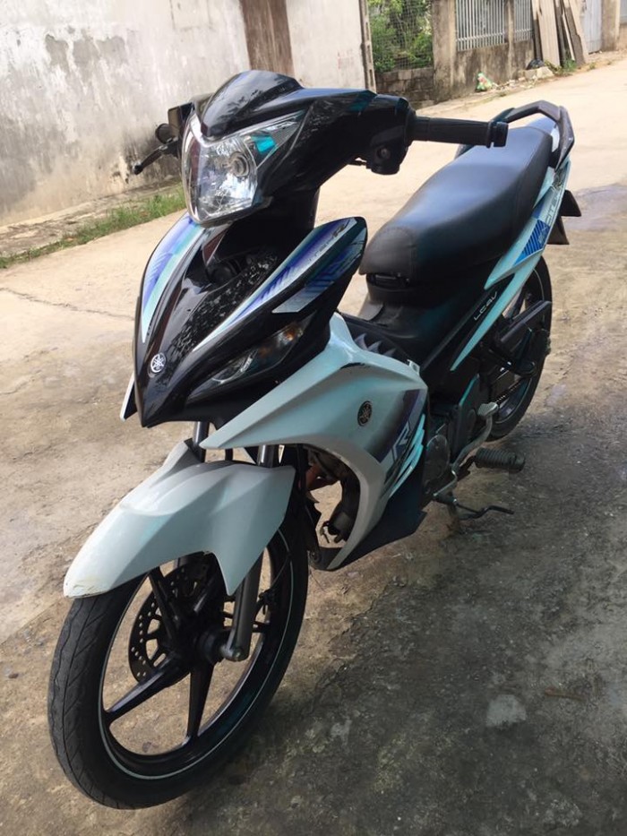 Exciter 135cc màu xanh trắng GP côn tay 2012 nguyên bản  2banhvn