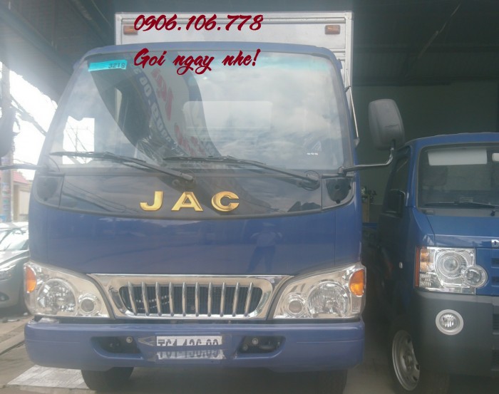 Xe tải JAC, 2 tấn 4 thùng 3m7, máy isuzu 2017