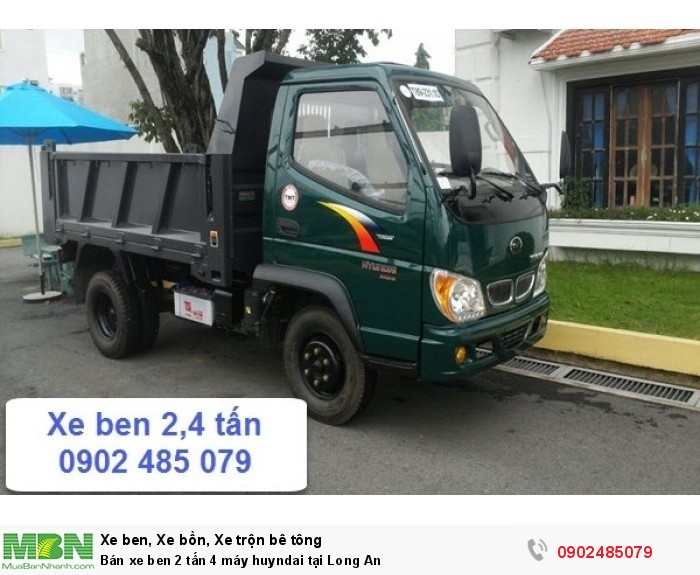 Bán xe ben 2 tấn 4 máy huyndai tại Long An