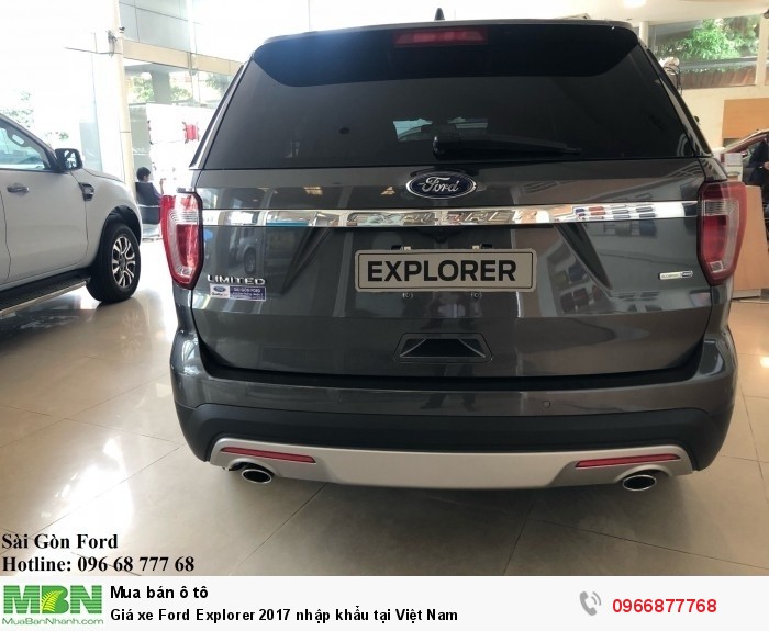 Giá xe Ford Explorer 2019 nhập khẩu tại Việt Nam