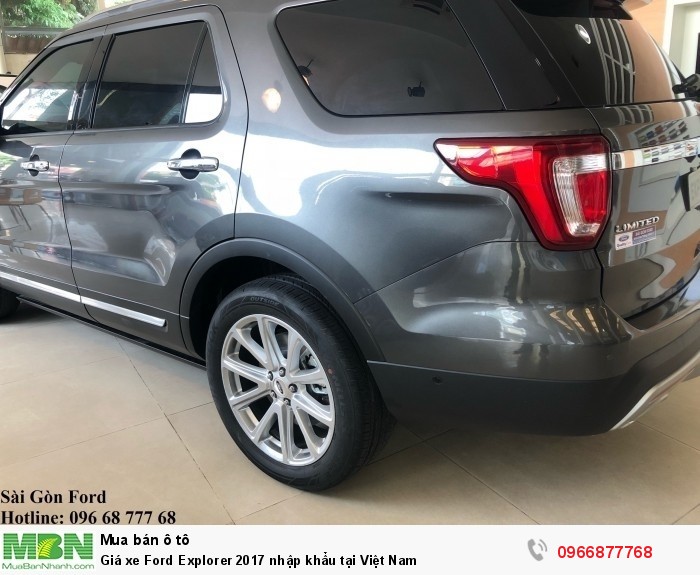 Giá xe Ford Explorer 2019 nhập khẩu tại Việt Nam