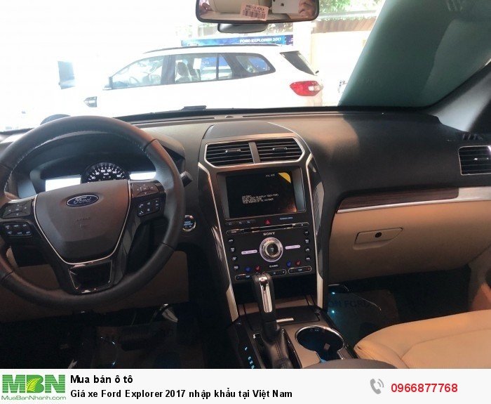 Giá xe Ford Explorer 2019 nhập khẩu tại Việt Nam