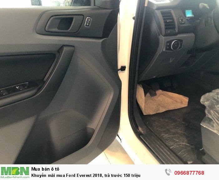 Khuyến mãi mua Ford Everest 2019, trả trước 150 triệu