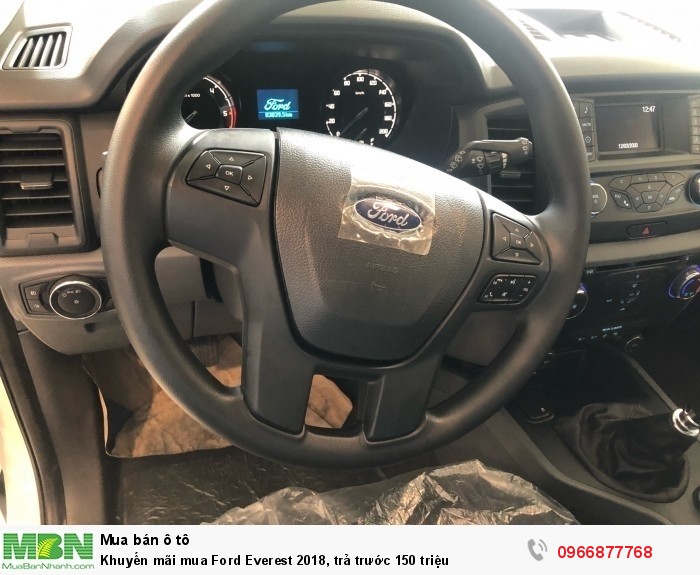 Khuyến mãi mua Ford Everest 2019, trả trước 150 triệu