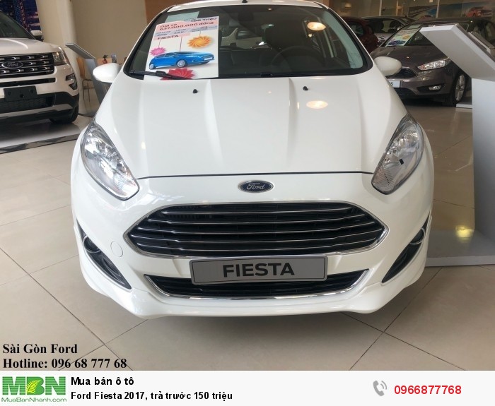 Ford Fiesta 1.0AT Sport, trả trước 150 triệu