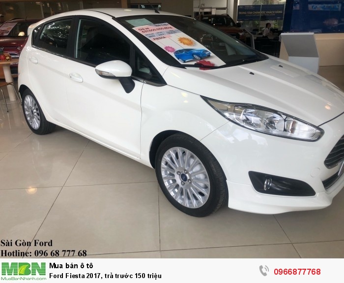 Ford Fiesta 1.0AT Sport, trả trước 150 triệu