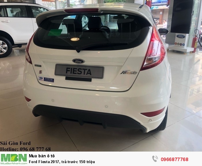 Ford Fiesta 1.0AT Sport, trả trước 150 triệu