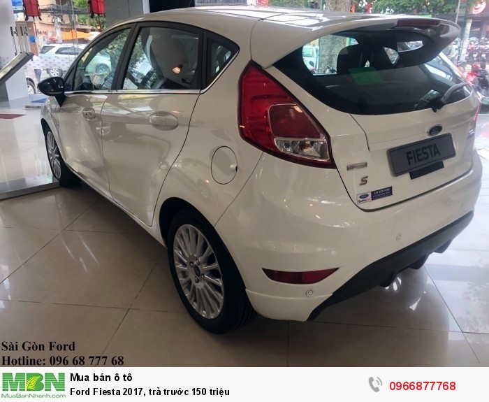 Ford Fiesta 1.0AT Sport, trả trước 150 triệu