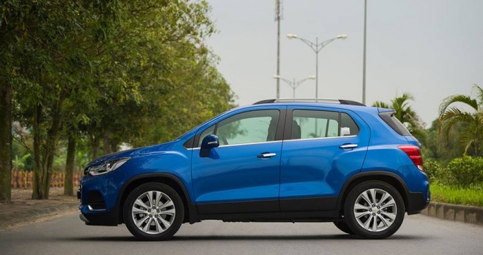 Bán Chevrolet Trax sản xuất 2017, màu xanh lam, nhập khẩu