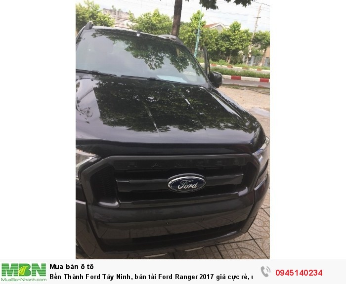 Bến Thành Ford Tây Ninh, bán tải Ford Ranger 2017 giá cực rẻ, ưu đãi khủng lên đến 80 triệu giao xe ngay, vay trả góp 90%