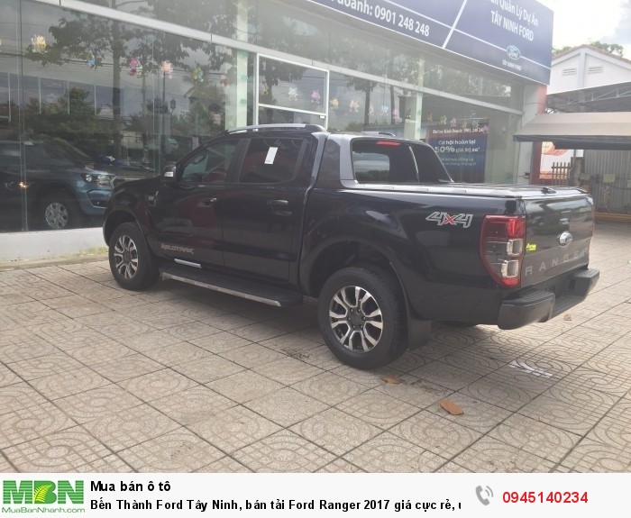 Bến Thành Ford Tây Ninh, bán tải Ford Ranger 2017 giá cực rẻ, ưu đãi khủng lên đến 80 triệu giao xe ngay, vay trả góp 90%