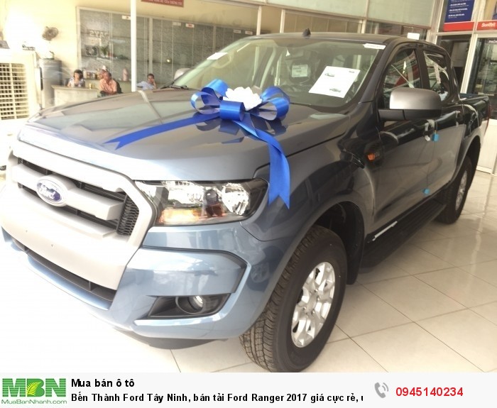 Bến Thành Ford Tây Ninh, bán tải Ford Ranger 2017 giá cực rẻ, ưu đãi khủng lên đến 80 triệu giao xe ngay, vay trả góp 90%