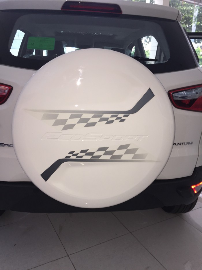 Ford Ecosport 2018,tây ninh bán xe Ecosport Titanium màu trắng số tự động