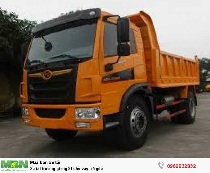 Xe tải trường giang 8t cho vay trả góp