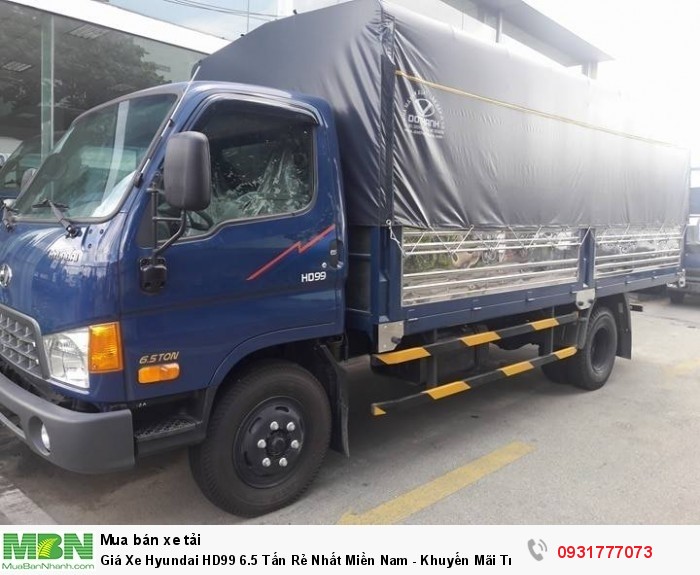 Giá Xe Hyundai HD99 6.5 Tấn Rẻ Nhất Miền Nam - Khuyến Mãi Trước Bạ Xe Hyundai HD99 6.5 Tấn