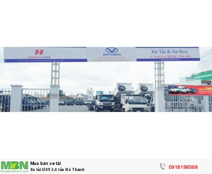 Xe tải Đô Thành IZ49 Euro4 Mới xuất xưởng 2018