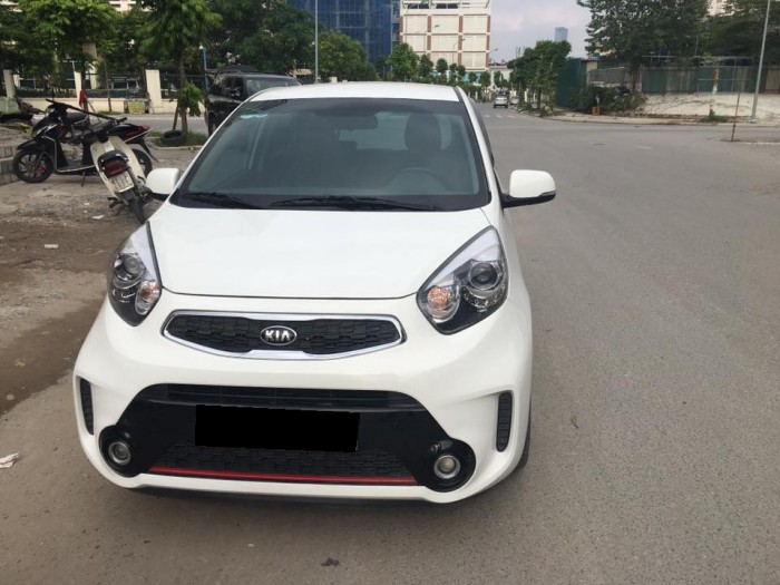 Bán xe Kia Morning Si 2015 số tự động màu trắng trang nhã