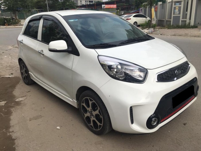 Bán xe Kia Morning Si 2015 số tự động màu trắng trang nhã
