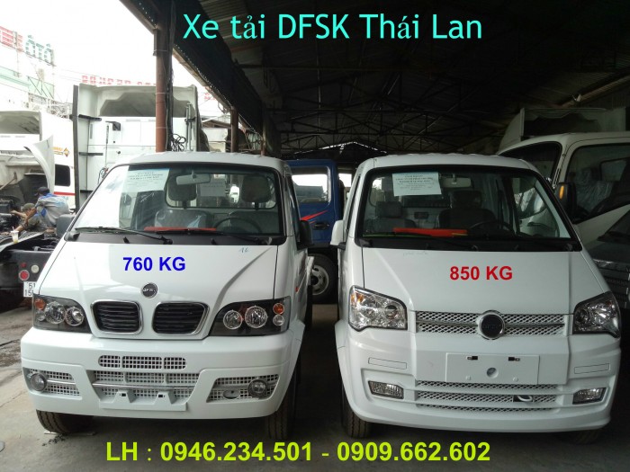Xe tải Thái Lan DFSK 860kg trả góp theo tháng
