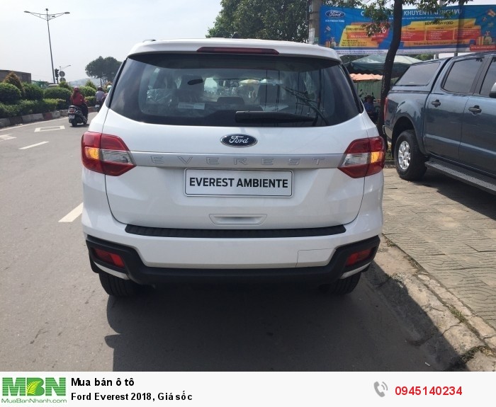 Ford Everest 2018, Giá sốc, HCM,Tây Ninh, Long An, Bình Phước