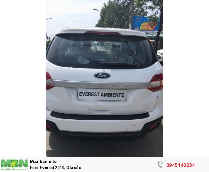 Ford Everest 2018, Giá sốc, HCM,Tây Ninh, Long An, Bình Phước