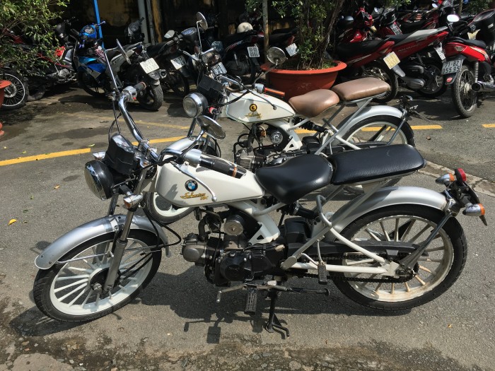 xe solowin, bán cặp xe solowin màu trắng sữa cực hiếm