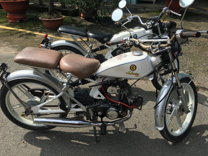 xe solowin, bán cặp xe solowin màu trắng sữa cực hiếm