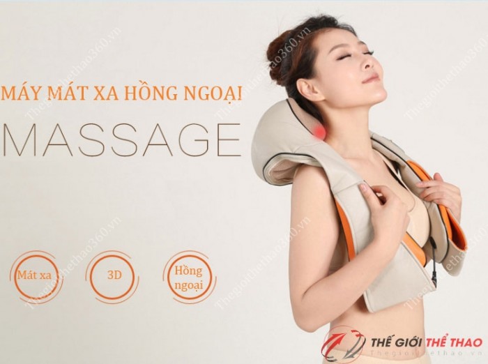 Đai massage vai gáy giảm đau NBF 656 chính hãng Nhật Bản0