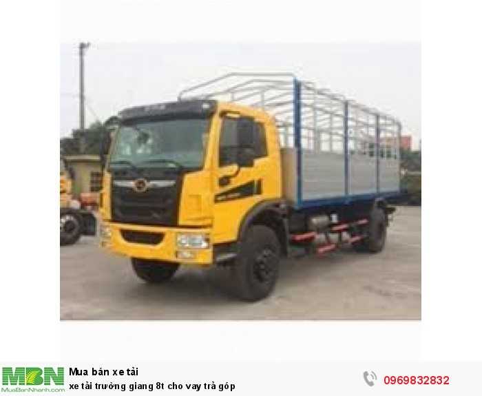 XE TẢI DONG FENG TRƯỜNG GIANG 8 TẤN, THÙNG MUI BẠT DÀI 8M