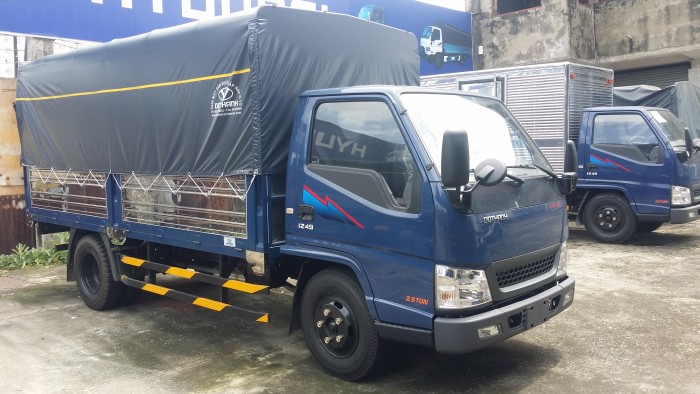 Xe tải IZ49 động cơ ISUZU vào được HCM Vay 90% xe