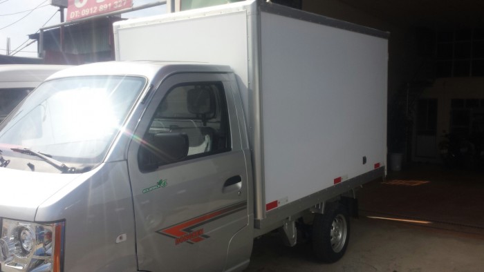 xe tải dongben 870kg thùng kín- composite