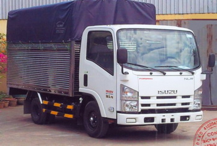 xe tải isuzu 1t4 thùng bạt- hỗ trợ trả góp