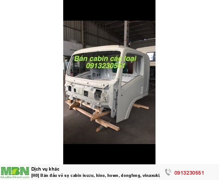 Bán đầu vỏ sọ cabin isuzu, hino, howo, dongfeng, vinaxuki, jac, foton auman, kia