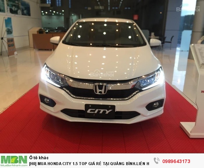 Mua Honda City 1.5 Top Giá Rẻ Tại Quảng Bình.