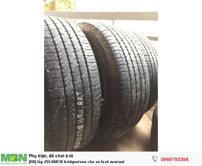 Lốp 255/60R18 bridgestone cho xe ford everrest