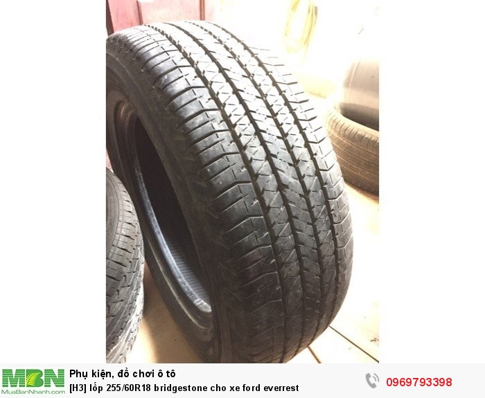 Lốp 255/60R18 bridgestone cho xe ford everrest