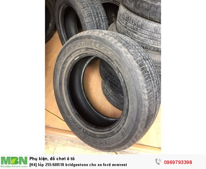 Lốp 255/60R18 bridgestone cho xe ford everrest